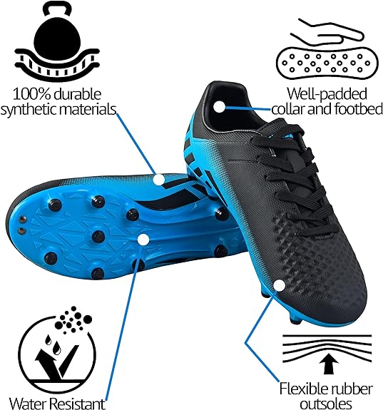 Vizari Kid's  Soccer Shoes for Boys and Girls | Size Youth-10.5 | VZSE93390Y-10.5