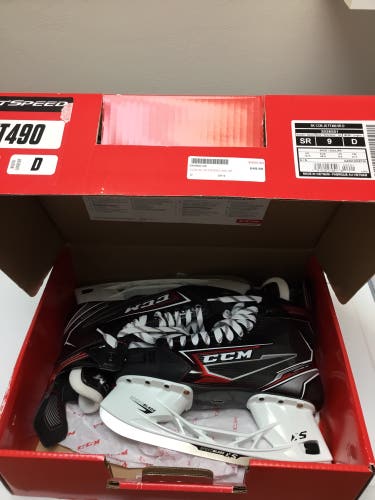 CCM Jetspeed FT490 Sr Size 9 D Hockey Skate