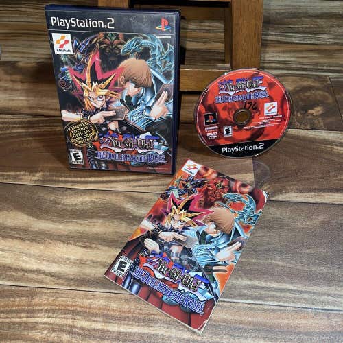 Yu-Gi-Oh! The Duelists of the Roses PS2 (PlayStation 2, 2003) Complete No Cards
