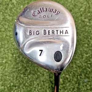 Callaway Golf Big Bertha 7 Wood RH / Ladies Graphite ~41.25" / NEW GRIP / jd6793