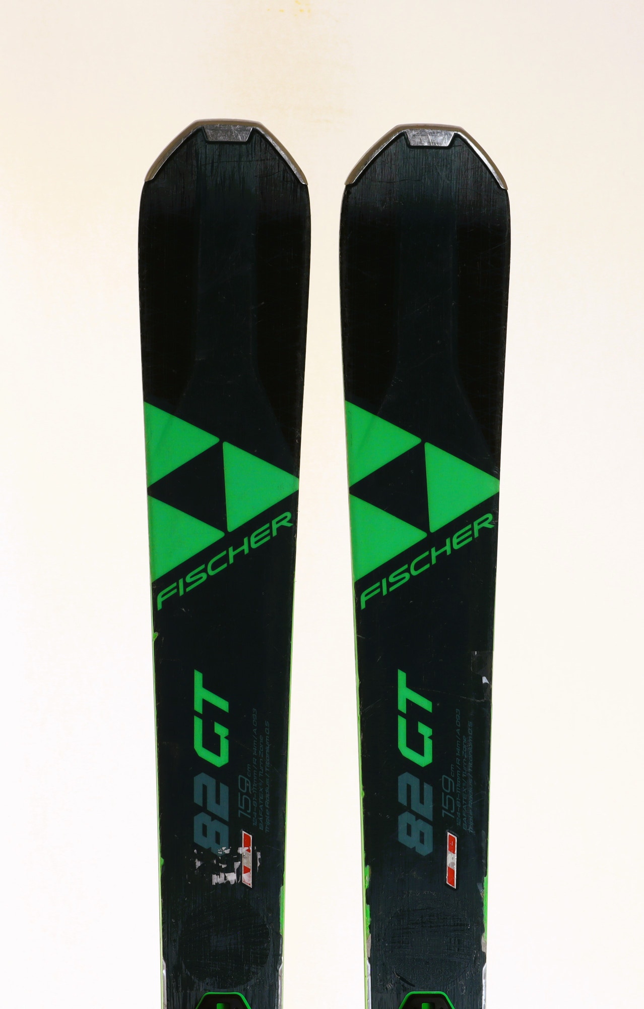 Used 2021 Fischer RC One 82 GT Demo Ski with Fischer RSW 11 Bindings Size 159 (Option 231229)