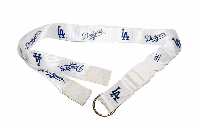 LA Los Angeles Dodgers MLB Baseball - Repeat Logo - Fabric Lanyard Holder