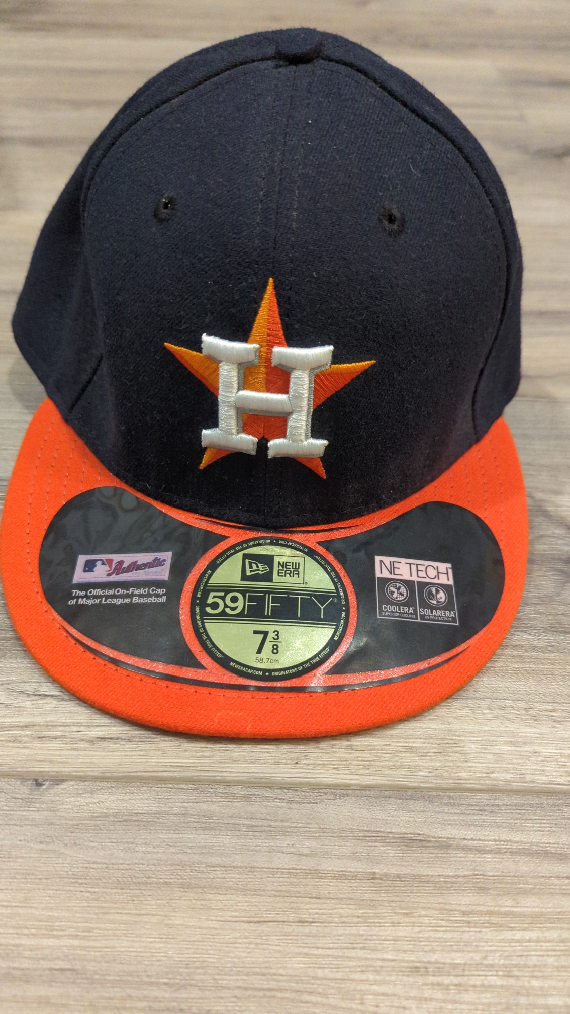 Houston Astros Authentic New Era Men's 7 3/8 Hat