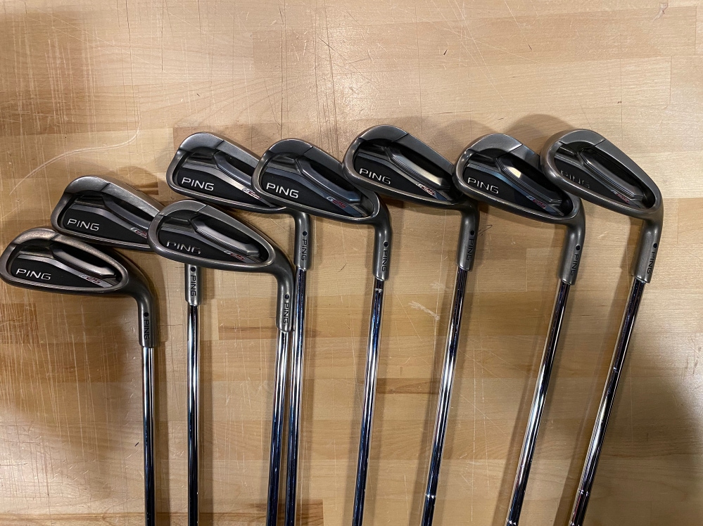 Men's Used Ping Right Handed G25 Iron Set Regular Flex 8 Pieces Steel Shaft