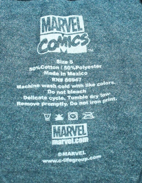Defects - Captain America Small Blue Shirt - Marvel Comics Shield Logo Avengers