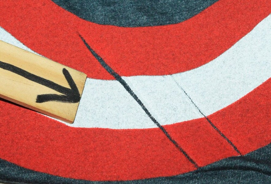 Defects - Captain America Small Blue Shirt - Marvel Comics Shield Logo Avengers