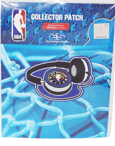 Vintage NBA LA All Star Game Event - Styling Headphones 3.5" Patch 2016