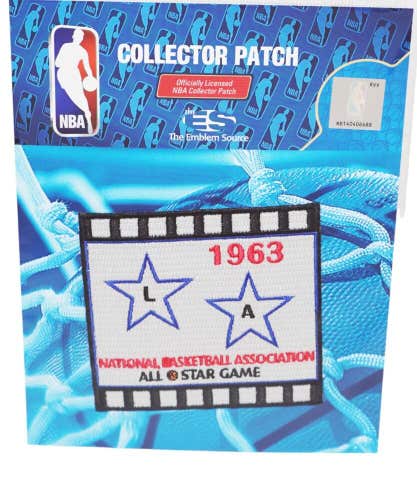 NBA 1963 LA All Star Game Retro National Basketball Association 3.5" Patch 2016