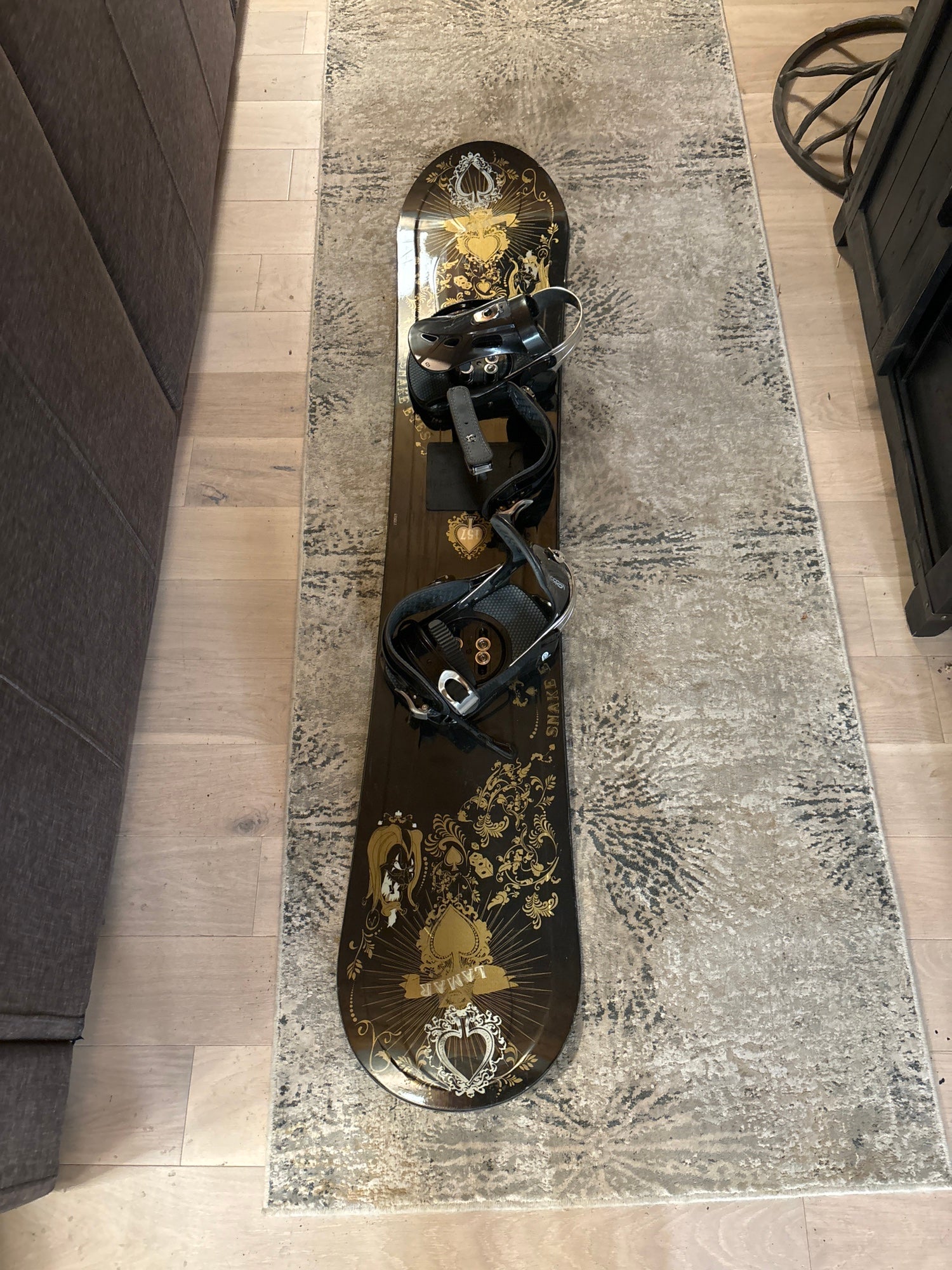 Used La Mar Snake Eyes Snowboard size 157 SidelineSwap