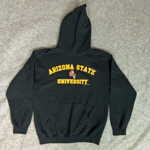 Arizona State Sun Devils Mens Hoodie Medium Black Sweatshirt University Sweater