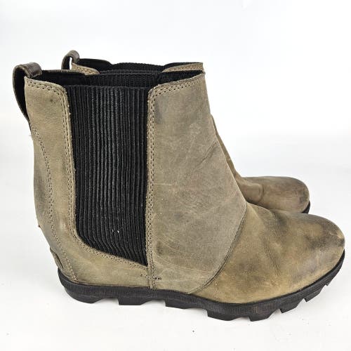 SOREL Joan Of Arctic Wedge II NL3022-052 Women's Leather Boots Size: 8.5