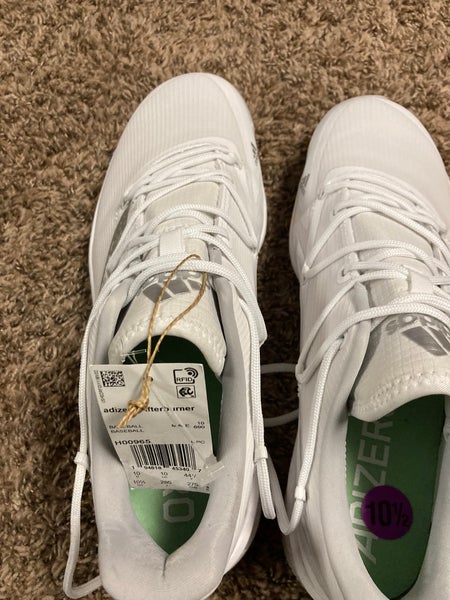 White Men's Size Men's 10.5 (W 11.5) Low Top Adizero Afterburner 8