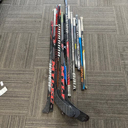 Assorted Broken Hockey Stick Shafts - Lot#Q108