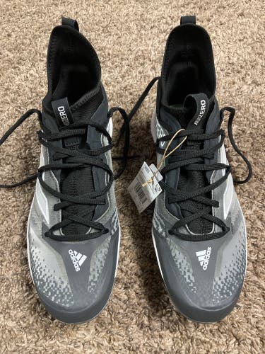 Gray New Metal Low Top Adizero Afterburner