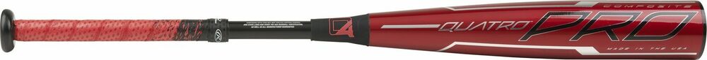 New Rawlings Quatro Pro Youth USA Baseball Bat 29" 19oz (-10) USZQ10 composite