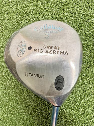 Callaway Great Big Bertha Warbird Titanium 3 Wood Ladies Gems Graphite /  sa6806