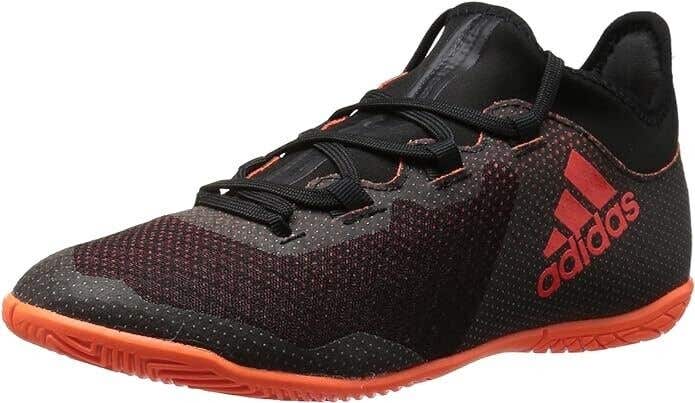 Adidas Junior X Tango 17.3 Indoor Soccer Shoes Black - Size 1 - MSRP $60