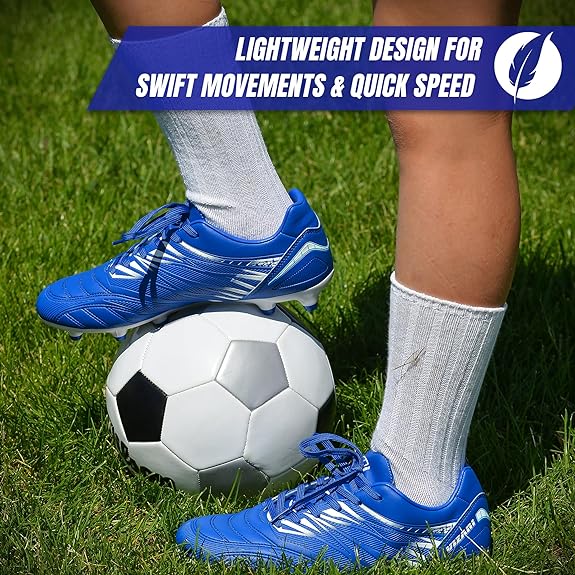 Vizari Men's ValenciaSoccer Cleats for Teens and Adults | Size-8.5 | VZSE93401M-8.5