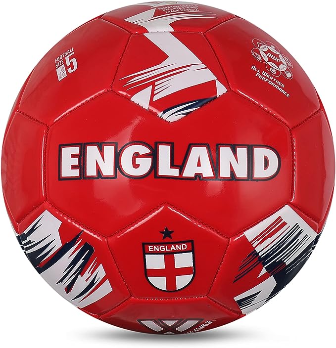 Vizari National Team Soccer England Red Balls Size-5 | VZBL91867-5