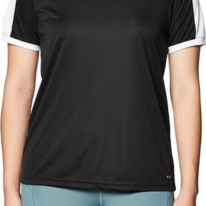 Puma Womens Dry Cell Liga Size S Black White Short Sleeve Soccer Jersey NWT $28