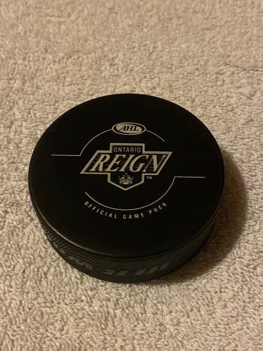 Ontario Reign AHL Hockey Puck
