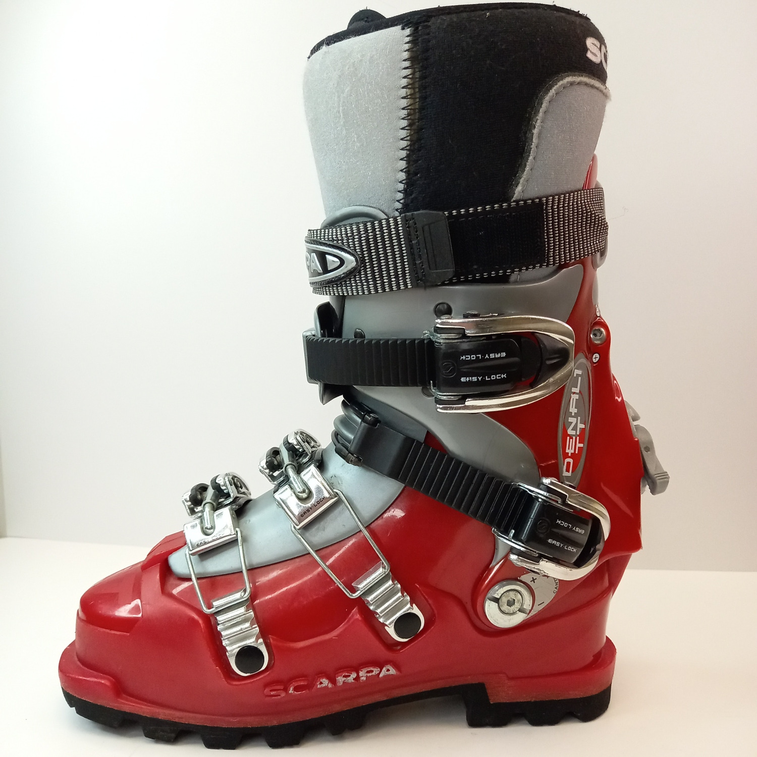 Men's Used Scarpa Denali TT Hiking Downhill Ski Boots (25.5 Mondo)