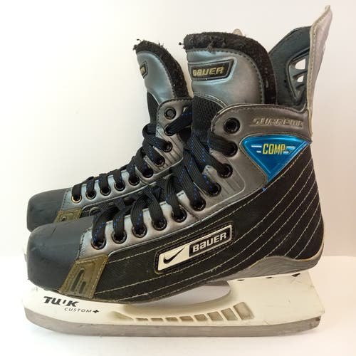 Senior Used Bauer Supreme Comp Hockey Skates Size 6.5 (Shoe Size 8 US)