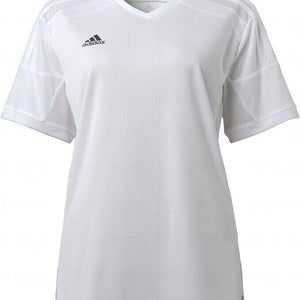 Adidas Youth Regista 14 Size Medium White Vneck Short Sleeve Jersey NWT $45