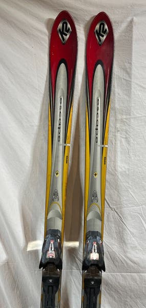 k2 5500 snow skis Vintage 185cm with Tyrolia 480 Bindings K2 Escape 5500 181cm 107-68-97
