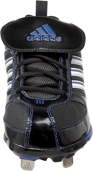 Adidas Diamond King 9 Metal Lo Baseball Cleats Black Blue  display picture 1