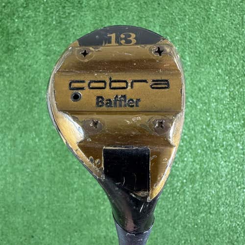 Cobra Baffler Vintage Laminated Maple 13 Fairway Wood TLC System Steel Shaft 39”