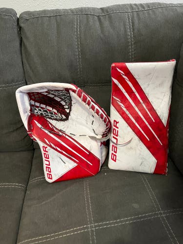 Used Regular Int Vapor 3X Glove And Blocker