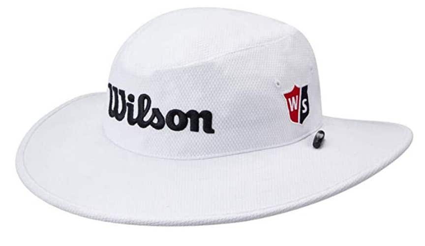 Wilson Sun Bucket Hat 2021 (White, One Size Fits Most) NEW