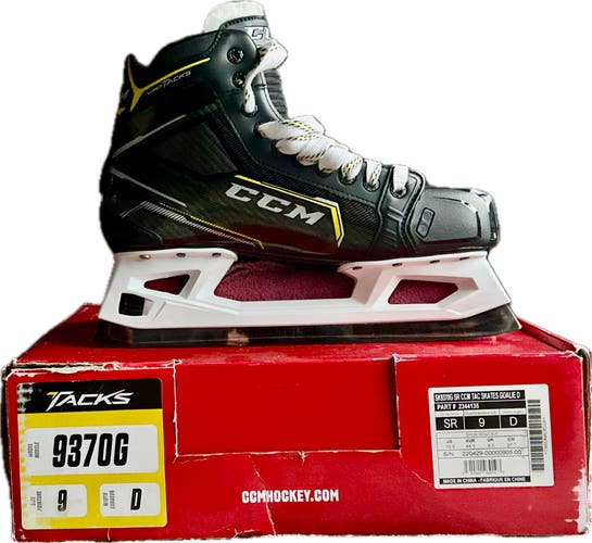 Senior New CCM Super Tacks 9370 Hockey Goalie Skates Regular Width 9