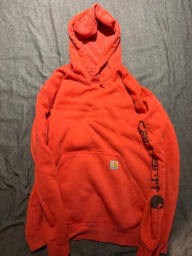 Orange/Red Carhartt Loose Fit Large Sweater