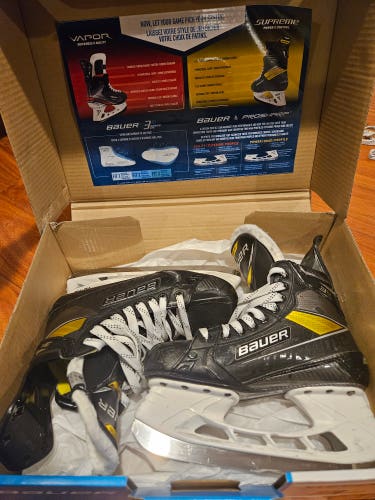 Used Bauer Supreme 3S Pro Hockey Skates Size 6 Fit 1