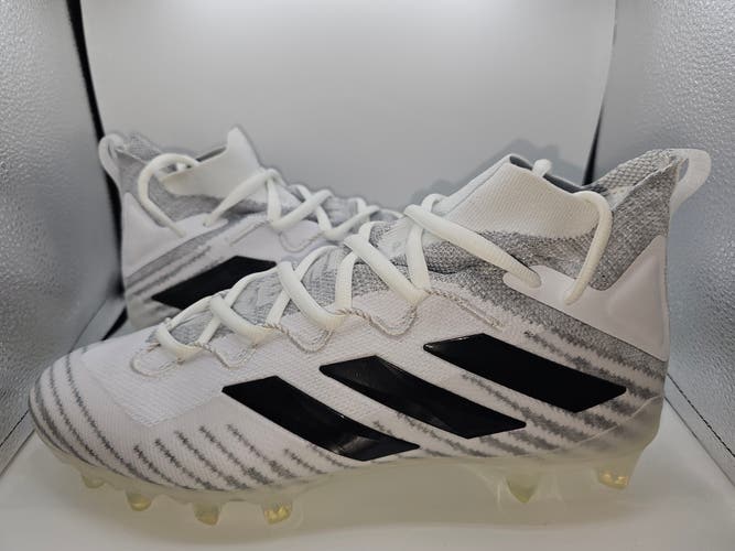 Adidas Freak 21 Ultra Primeknit 'White Black' Football Cleats Men's Size 12