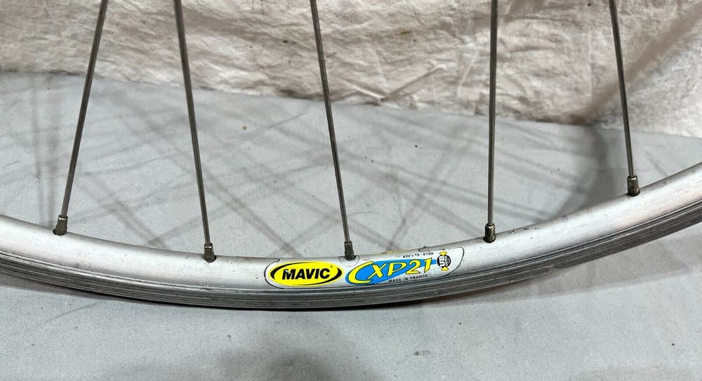 Vintage Mavic CXP 21 7-Speed 622x15/700C Wheelset Shimano