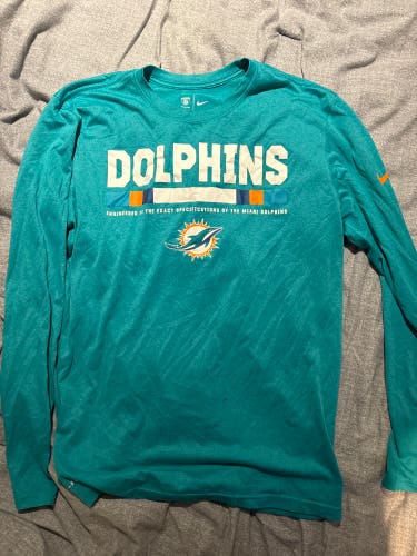 Nike Miami Dolphins Teal Sideline Shirt