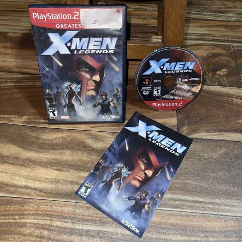 X-Men Legends PS2 (Sony PlayStation 2, 2004) CIB Complete Greatest Hits Edition