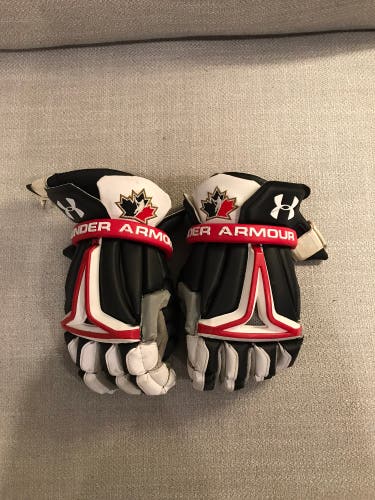 Worn Team Canada Gloves