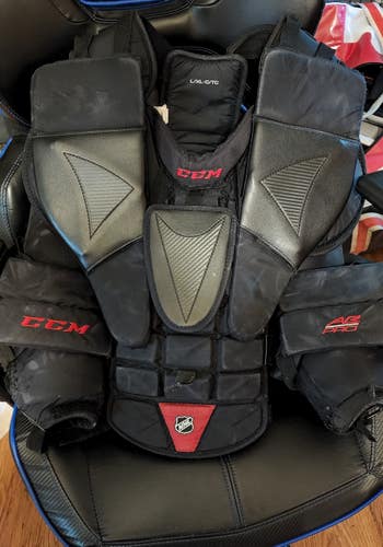Used INT Large/Extra Large CCM AB Pro Goalie Chest Protector