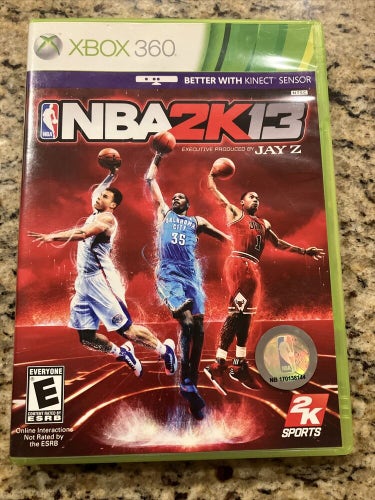 NBA 2K13 (Microsoft Xbox 360, X360, 2012) - Complete w/ Manual - Exec Prod Jay Z