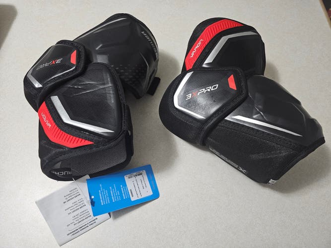 New Bauer Vapor 3X Pro Elbow Pads SR L