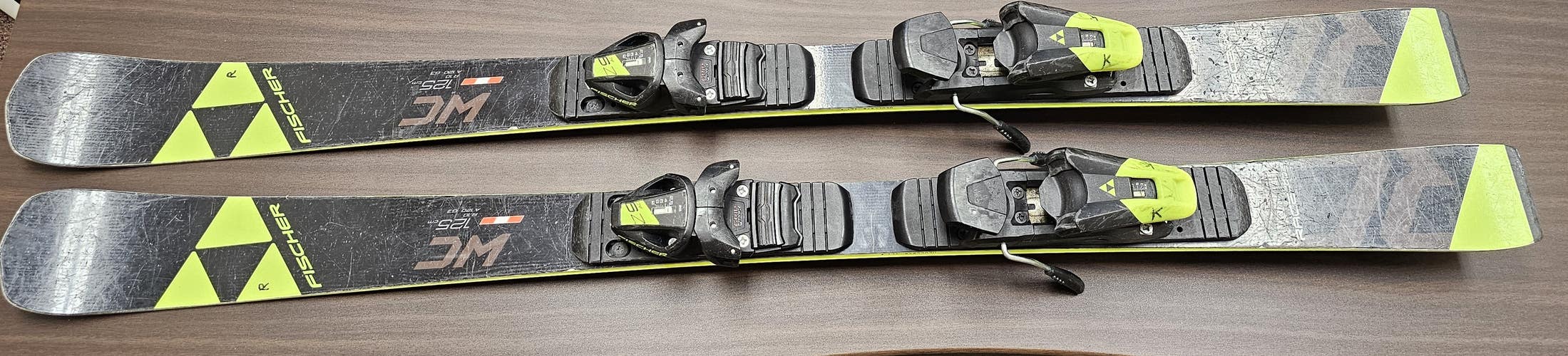 Fischer WC Pro Multi Event 125 cm Racing Skis With Bindings