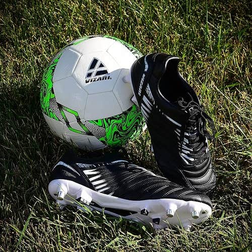 Vizari Men's Valencia SG Soft Ground Soccer Shoes | Black Size-12.5 | VZSE93406M-12.5