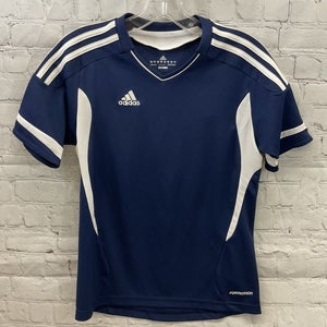 Adidas Youth Unisex Campeon 11 Techfit Size M Navy White Soccer Jersey NWT $50
