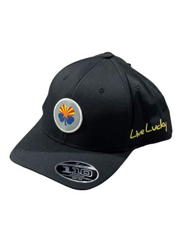 Black Clover New Live Lucky Arizona Flag Nation Black Adjustable Hat