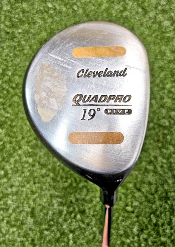 Cleveland QuadPro 5 Fairway Wood 19*  /  RH  /  Stiff Steel ~42"  /  jd6829