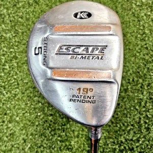 Knight Escape Bi-Metal Strong 5 Wood 19*  / RH / Stiff Graphite ~42.75" / jd6830